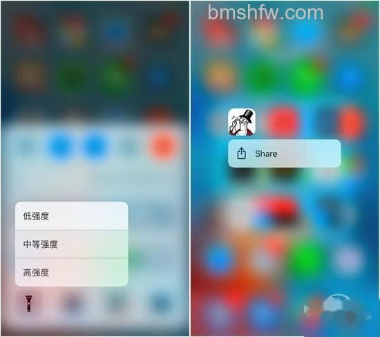 iOS 10来电 3D Touch