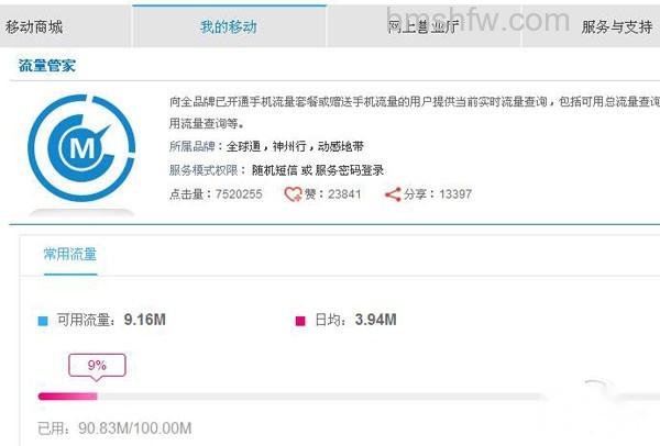 中国移动用户怎么查看手机流量3-1 中国移动用户怎么查看手机流量3-1