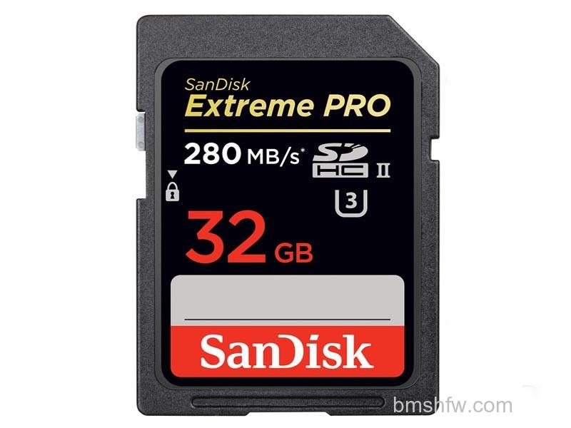 闪迪Extreme Pro SDHC UHS-II卡 32G