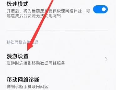 漫游设置