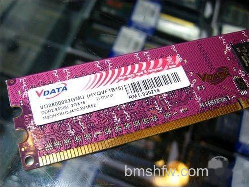 威刚2G DDR2 800万紫千红