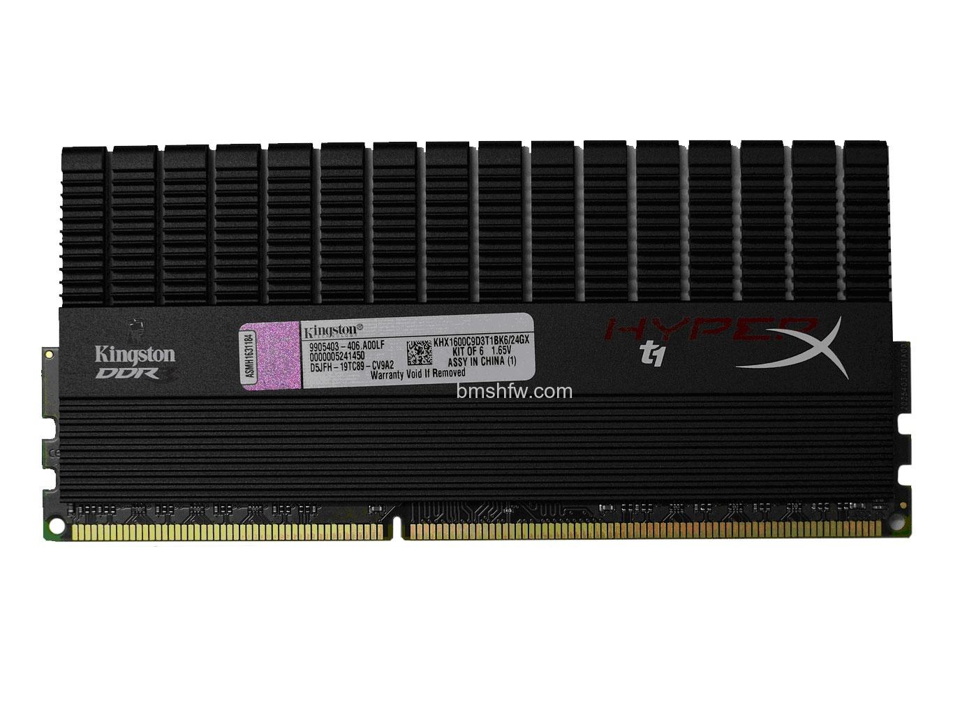 金士顿 DDR3 1600 24G骇客神条套装 金士顿 DDR3 1600 24G骇客神条套装