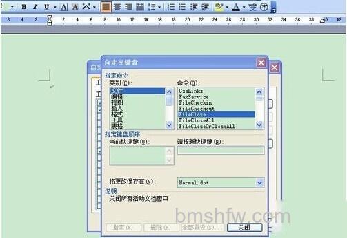 怎样为Word2003命令自定义快捷键6 怎样为Word2003命令自定义快捷键6