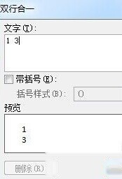 Word2010中怎样创建双行合一3 Word2010中怎样创建双行合一3