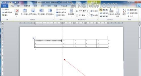 Word2010表格如何固定列宽3 Word2010表格如何固定列宽3
