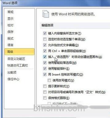 Word2010如何自动创建绘图画布5 Word2010如何自动创建绘图画布5
