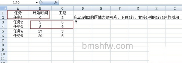 offset函数的使用方法 offset函数的使用方法