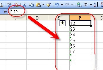 Excel批量删除数字单元格前的撇号1