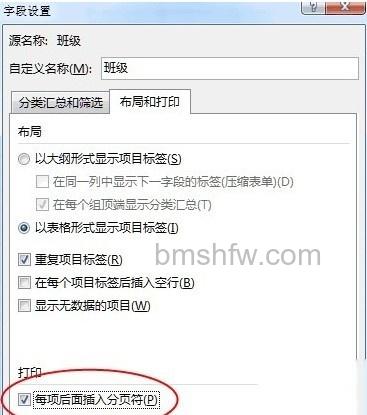 Excel中如何用数据透视表进行分类打印5
