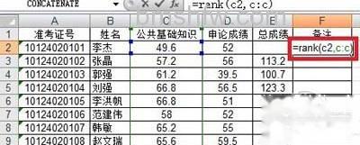 Excel表格如何排序_输入公式 Excel表格如何排序_输入公式