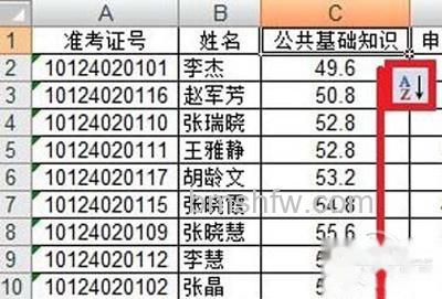 Excel表格基础排序_升序排序的结果 Excel表格基础排序_升序排序的结果