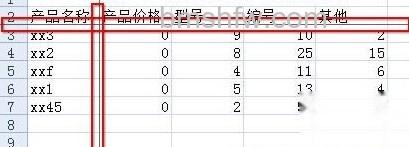 Excel2007怎么冻结窗口6 Excel2007怎么冻结窗口6