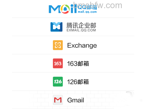 选择Gmail邮箱