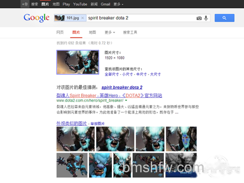 谷歌以图搜图结果