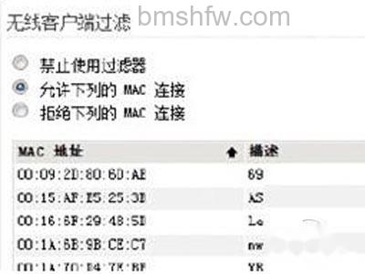 无线路由器是否已经和MAC地址绑定