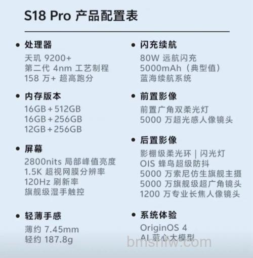 vivo S18 Pro前置有柔光灯吗？配置介绍详解