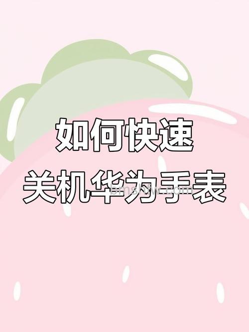 华为WATCH非凡大师怎么关机【详解教程】