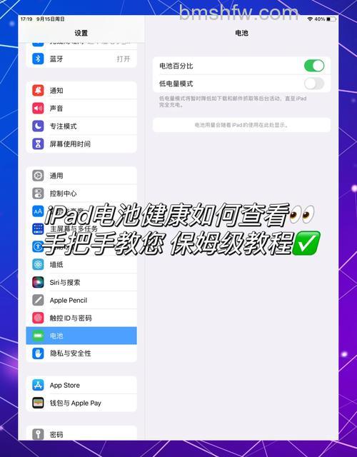 iPad mini5怎么看电池健康？在哪里看？详细指南