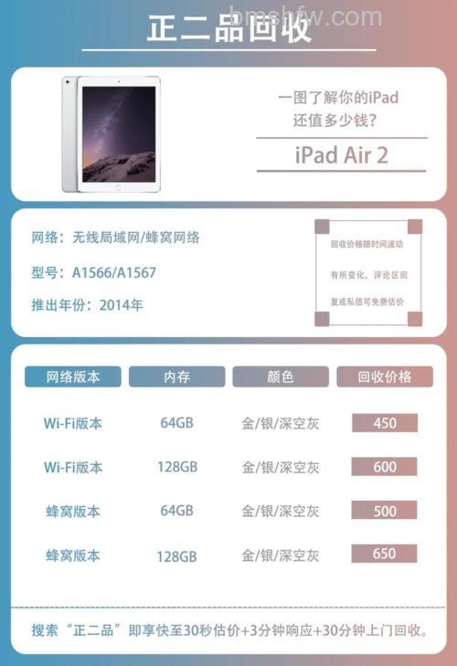 iPad Air2 Wi-Fi版多少钱?iPad Air2 Wi-Fi版售价介绍【详解】