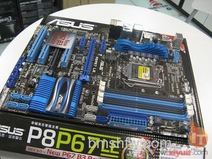 华硕P8P67 LE：不支持集显输出，P67主板需搭配独显或K系列CPU