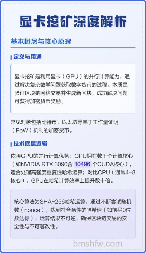 显卡挖矿为什么比处理器更有效?详细解析
