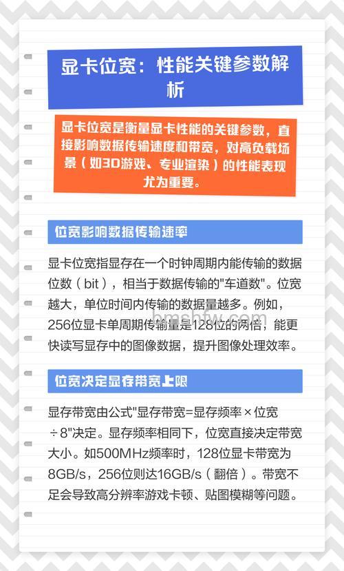 显卡位宽有什么用？一文详解显卡位宽的重要作用与查看方法