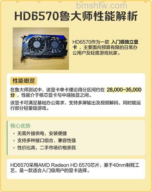 HD6570显卡怎么样?HD6570显卡参数与性能详细介绍