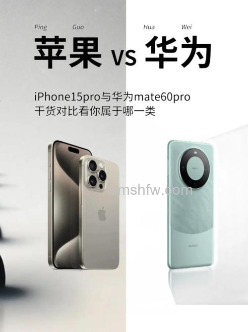 苹果15ProMax和华为Mate60Pro怎么选？对比详解