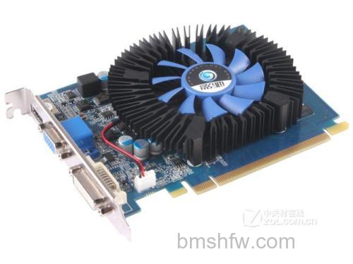 影驰GT430虎将D5支持HDMI、DVI、VGA多种视频输出接口