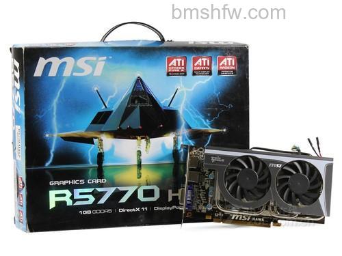 微星R5770 Hawk是几相供电?军规组件详解