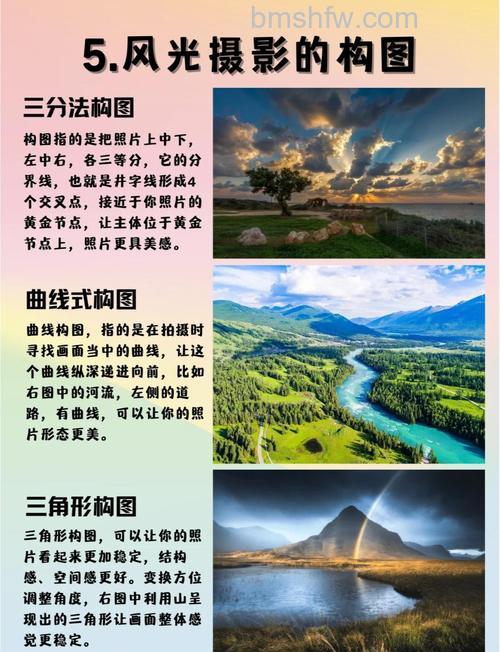 风光摄影构图有什么技巧?三分法则、留白、几何学、画框等10大核心方法