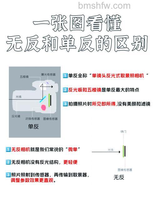 单反相机和无反相机的区别是什么?取景方式、相位对焦与体型全面对比