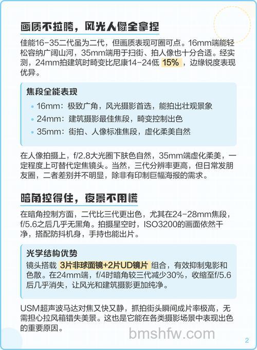 佳能16-35mm镜头报价及参数：广角变焦、F2.8恒定光圈、12组16片结构与全画幅兼容性全面解析
