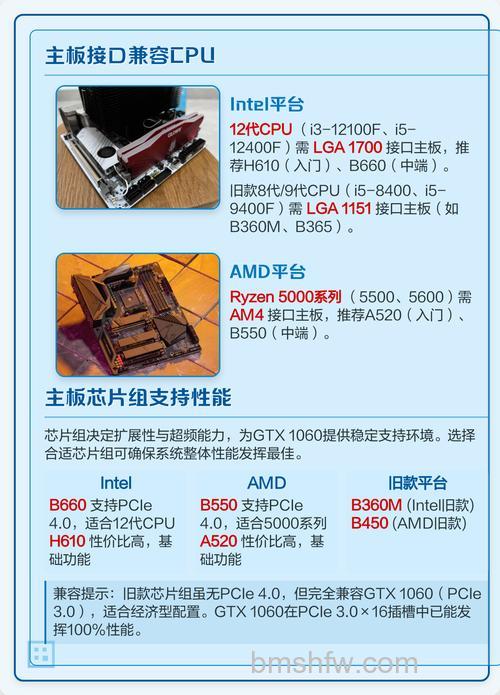 GTX1060配什么CPU好?显卡搭配主板指南
