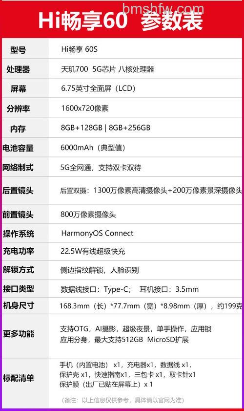 hi畅享60值得购买吗 hi畅享60参数配置详情介绍【详解】