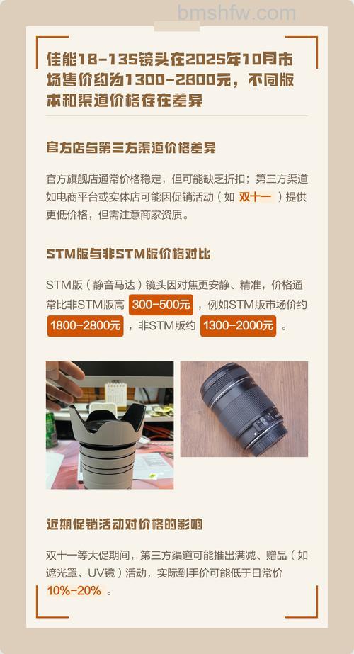 佳能18-135的评测和它镜头价钱