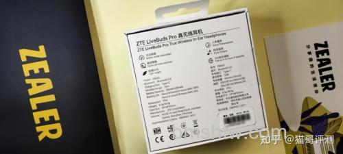 中兴ZTELiveBuds耳机支持IPX4防水与ENC降噪