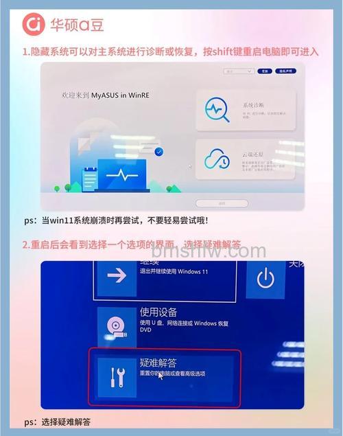 华硕笔记本怎么一键恢复出厂系统