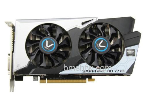 蓝宝石HD7750 1G黑钻版OC板卡尺寸及参数详解