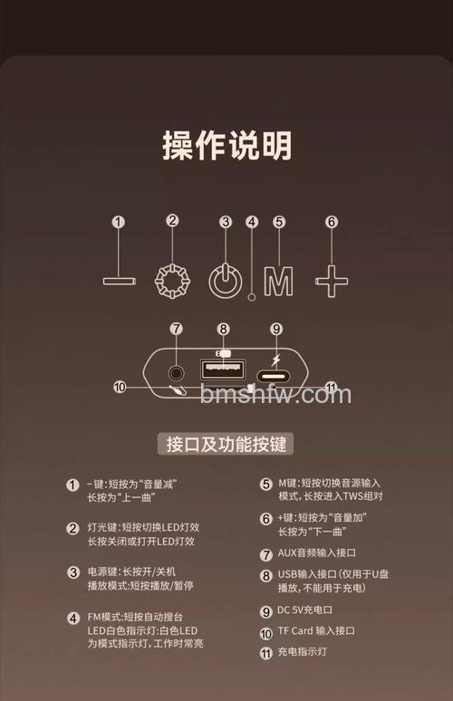 便携式蓝牙音响怎么使用？详细使用方法介绍