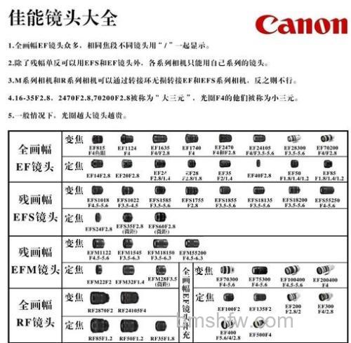 佳能镜头推荐大全:三款高性价比镜头详解【图解】