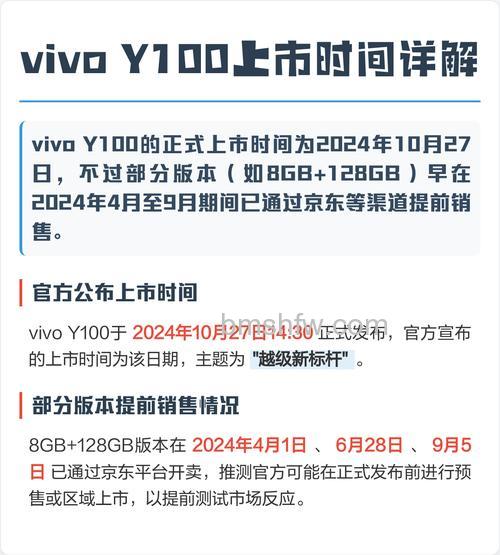 vivo Y100什么时候发布?发布时间【详解】