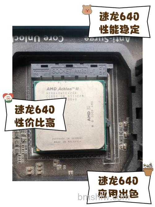 速龙II X4 640核心类型与规格全解析