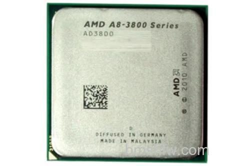 AMD A8-3870K核心类型Llano:四核APU融合HD6550D默认主频3.0GHz