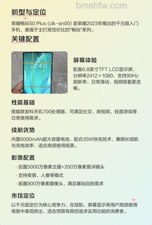 荣耀畅玩50 Plus怎么样?建议入手吗?性能与配置详解