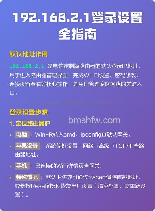 192.168.2.1手机如何登陆官网？详细步骤【详解】