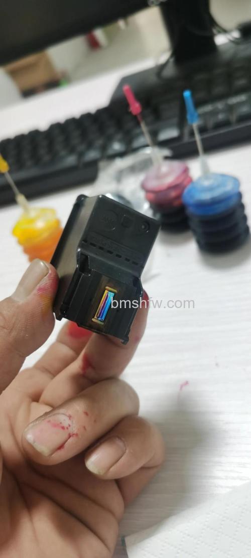 喷墨打印机加墨方法及不识别墨盒处理方式