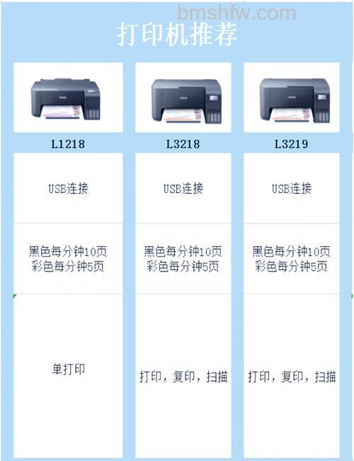 爱普生打印机哪个好？2018家用喷墨打印机推荐