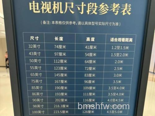 75寸电视多大的尺寸？75寸电视尺寸与视觉享受详解