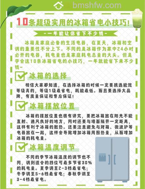 冰箱省电模式详解:工作原理、能效等级与0-5档机制